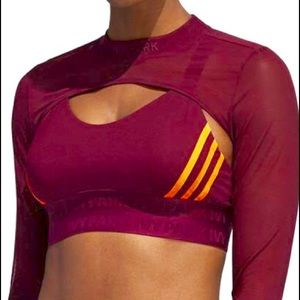 Adidas X IVY PARK Maroon Shrug!